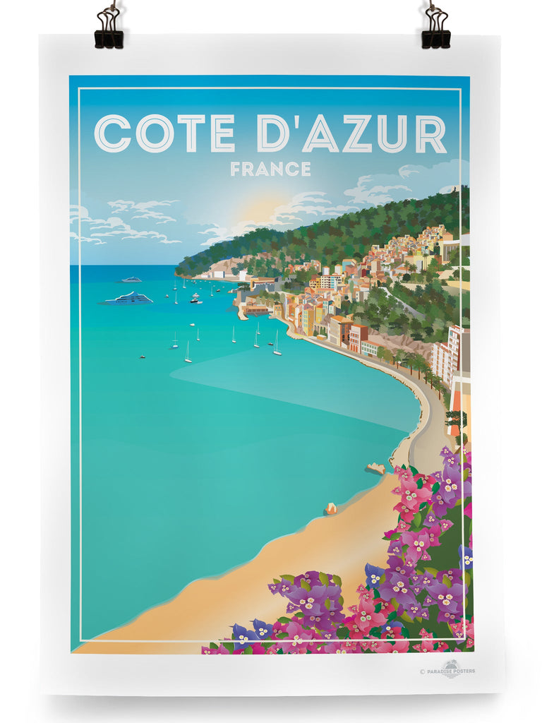 Cote D'azur France Poster Print Cote D'Azur Europe France