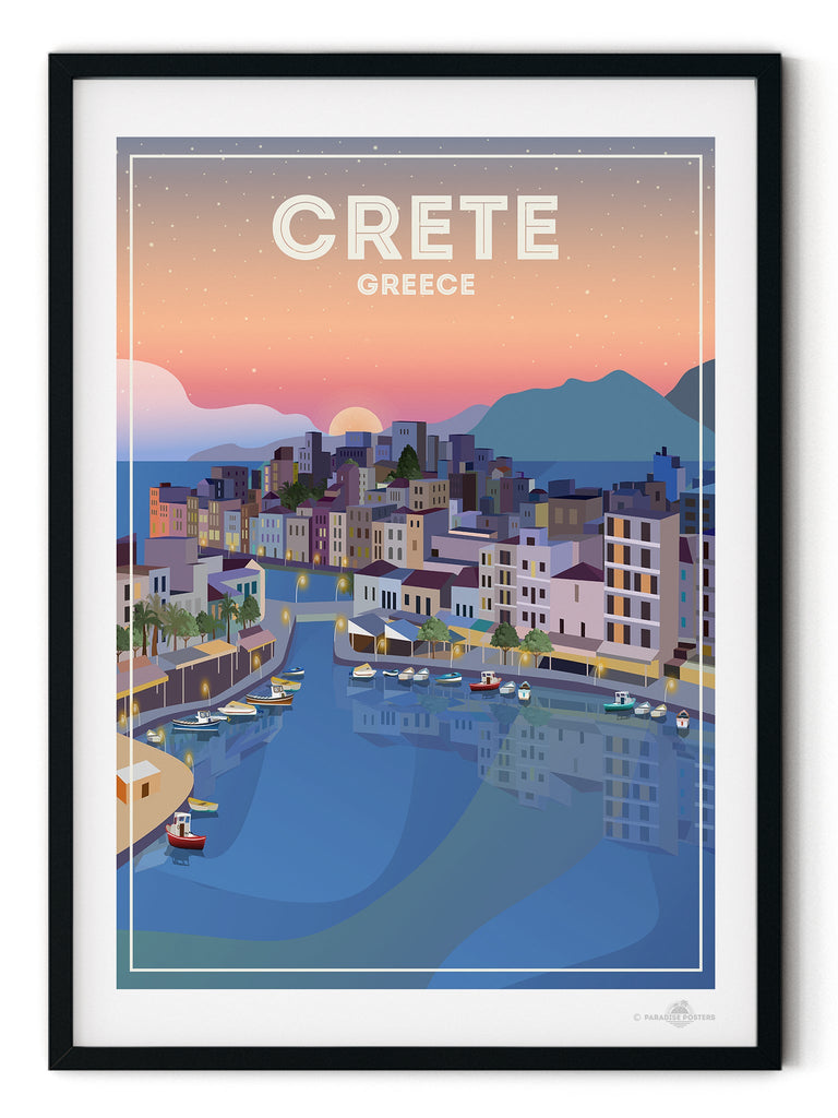 Crete Greece Poster Print Crete Greece