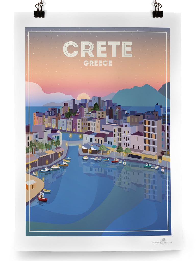 Crete Greece Poster Print Crete Greece