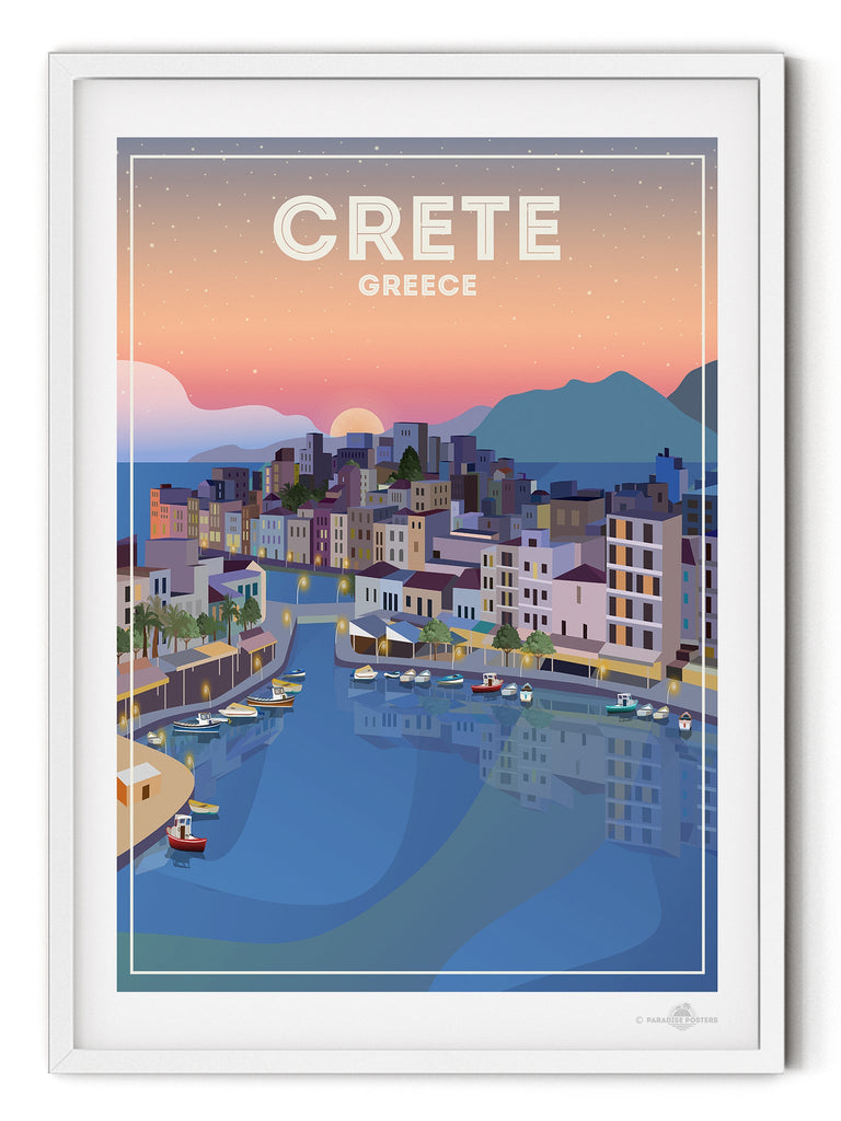 Crete Greece Poster Print Crete Greece