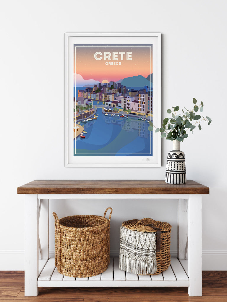 Crete Greece Poster Print Crete Greece