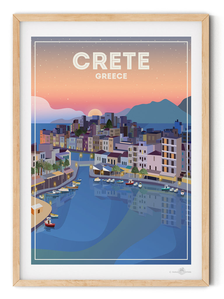 Crete Greece Poster Print Crete Greece