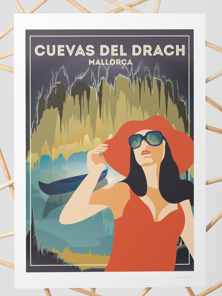 Cuevas Del Drach Mallorca Poster Print Majorca Spain