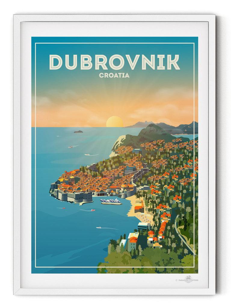 Dubrovnik Croatia Poster Print Croatia Dubrovnik Europe