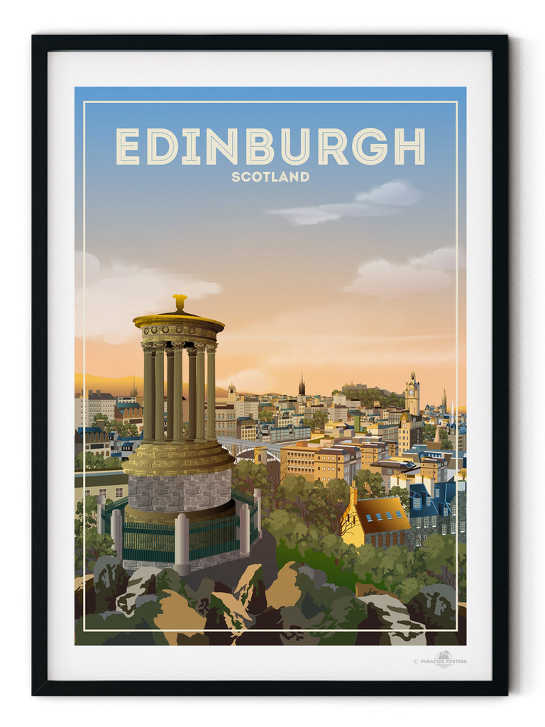 Edinburgh Scotland Poster Print Edinburgh Scotland United Kingdom