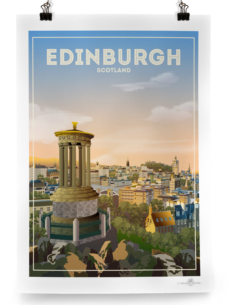 Edinburgh Scotland Poster Print Edinburgh Scotland United Kingdom