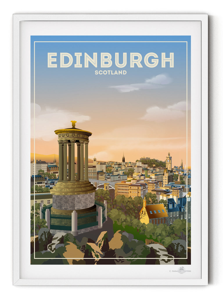 Edinburgh Scotland Poster Print Edinburgh Scotland United Kingdom