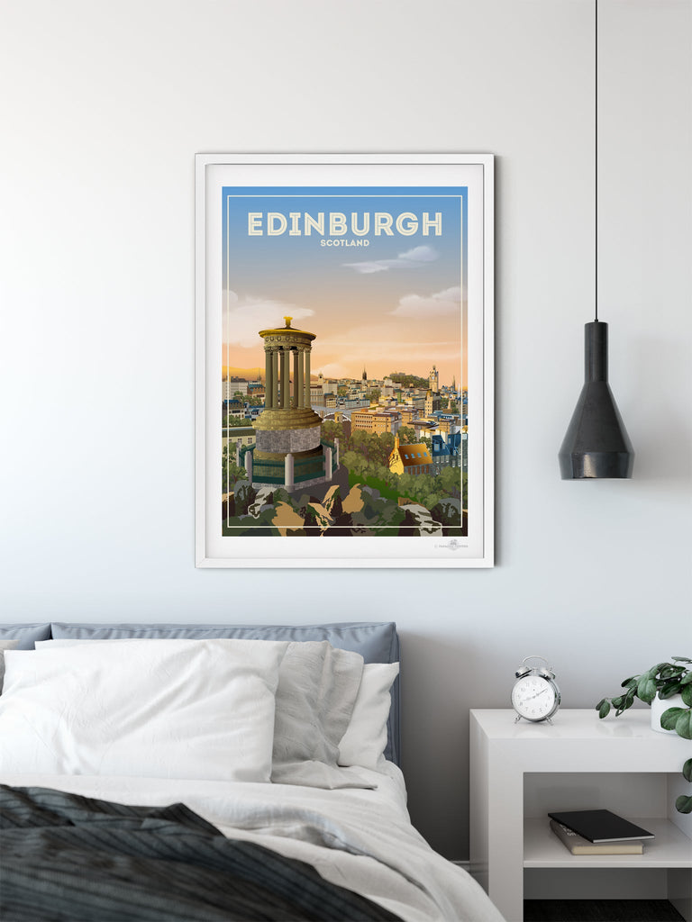 Edinburgh Scotland Poster Print Edinburgh Scotland United Kingdom