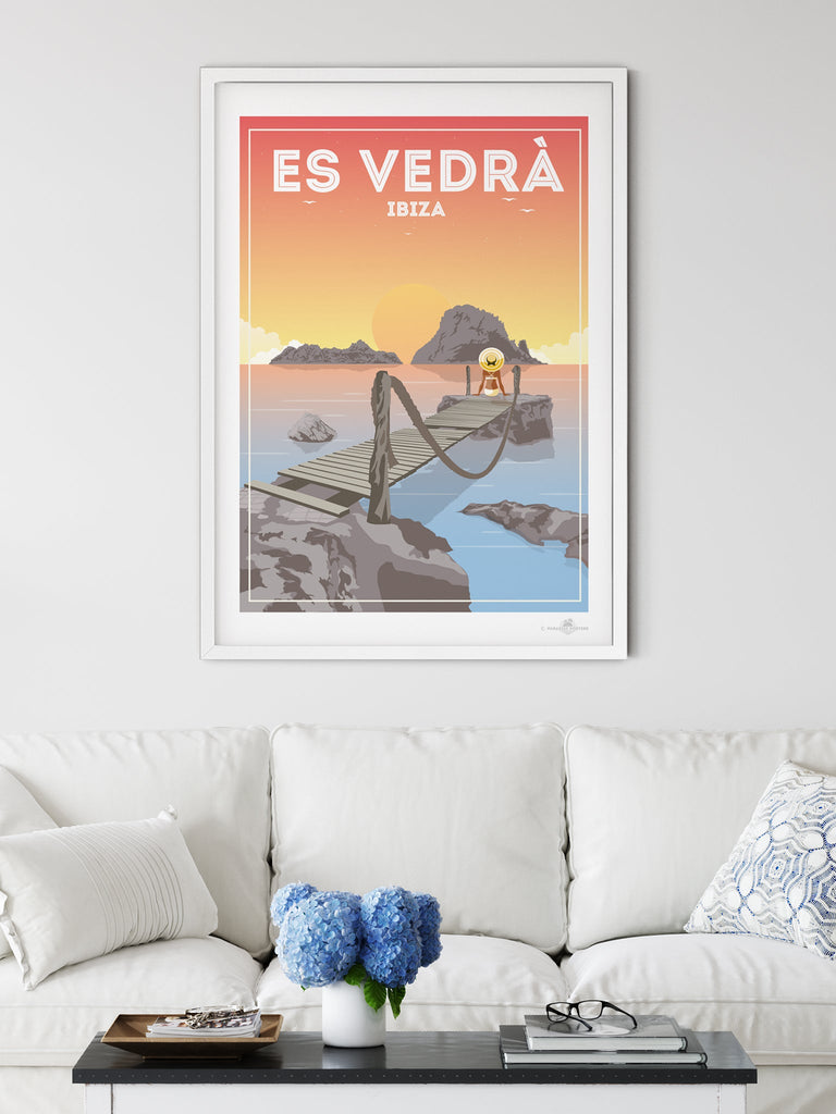 Es Vedra Ibiza Poster Print Es Vedra Ibiza Spain