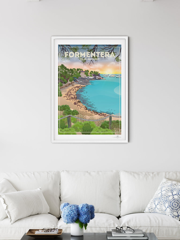 Formentera Poster Print Formentera Ibiza Spain