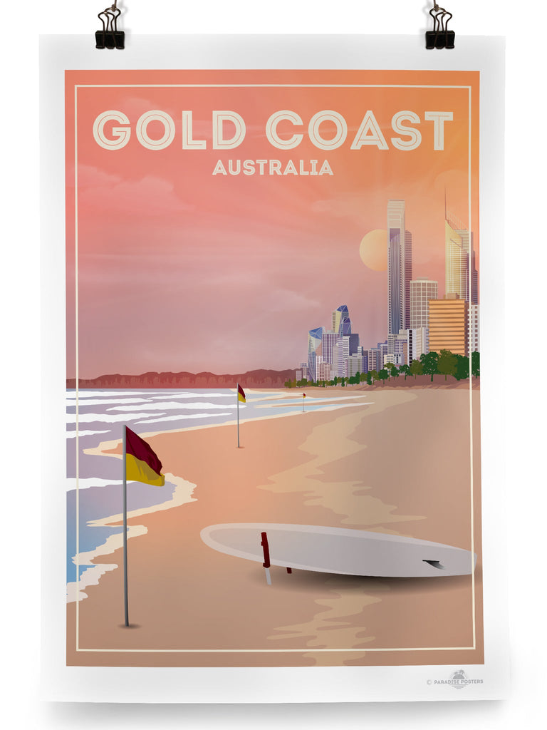 Gold Coast Australia Poster Print Australia Gold Coast