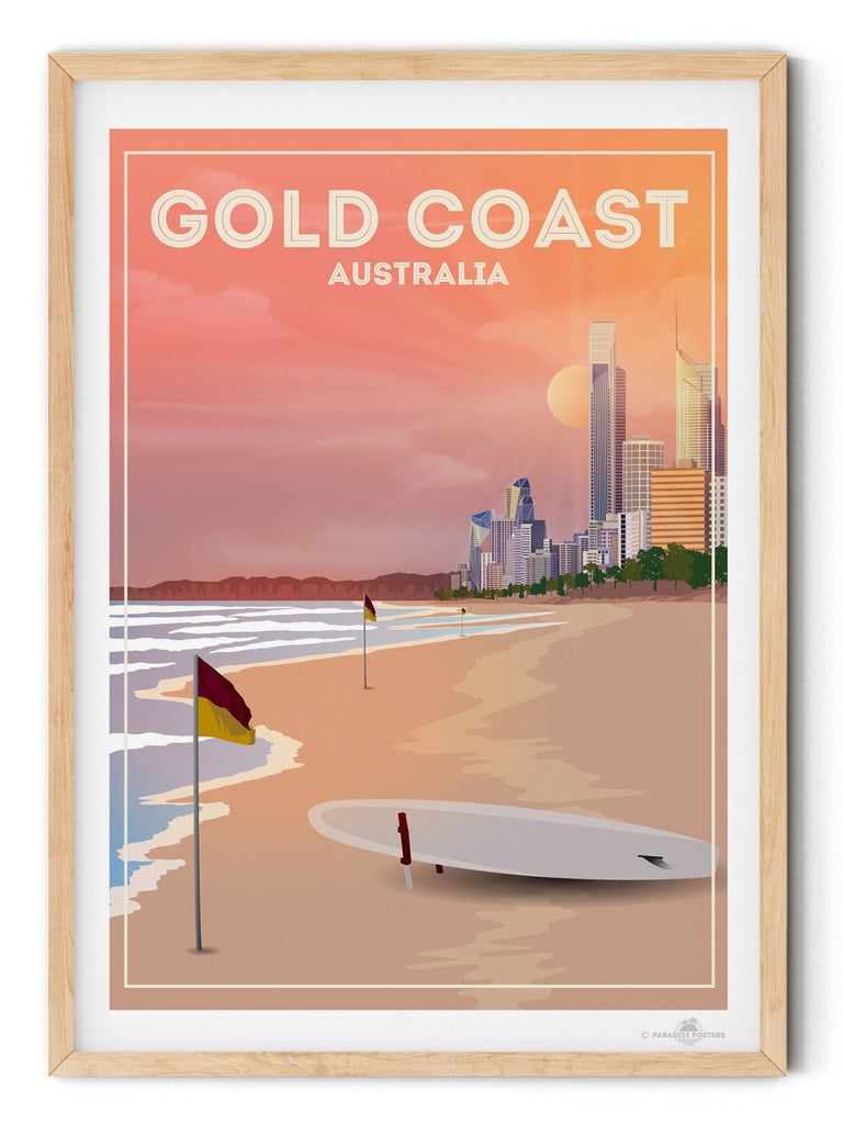 Gold Coast Australia Poster Print Australia Gold Coast