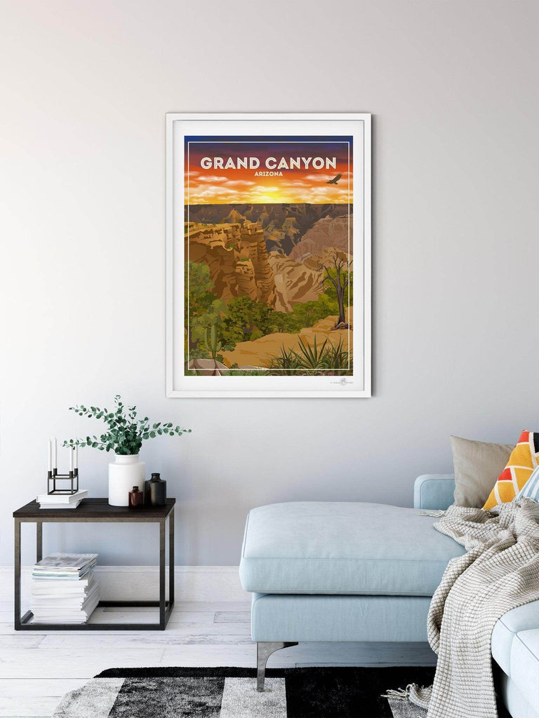 Grand Canyon Travel Poster Print north america United States