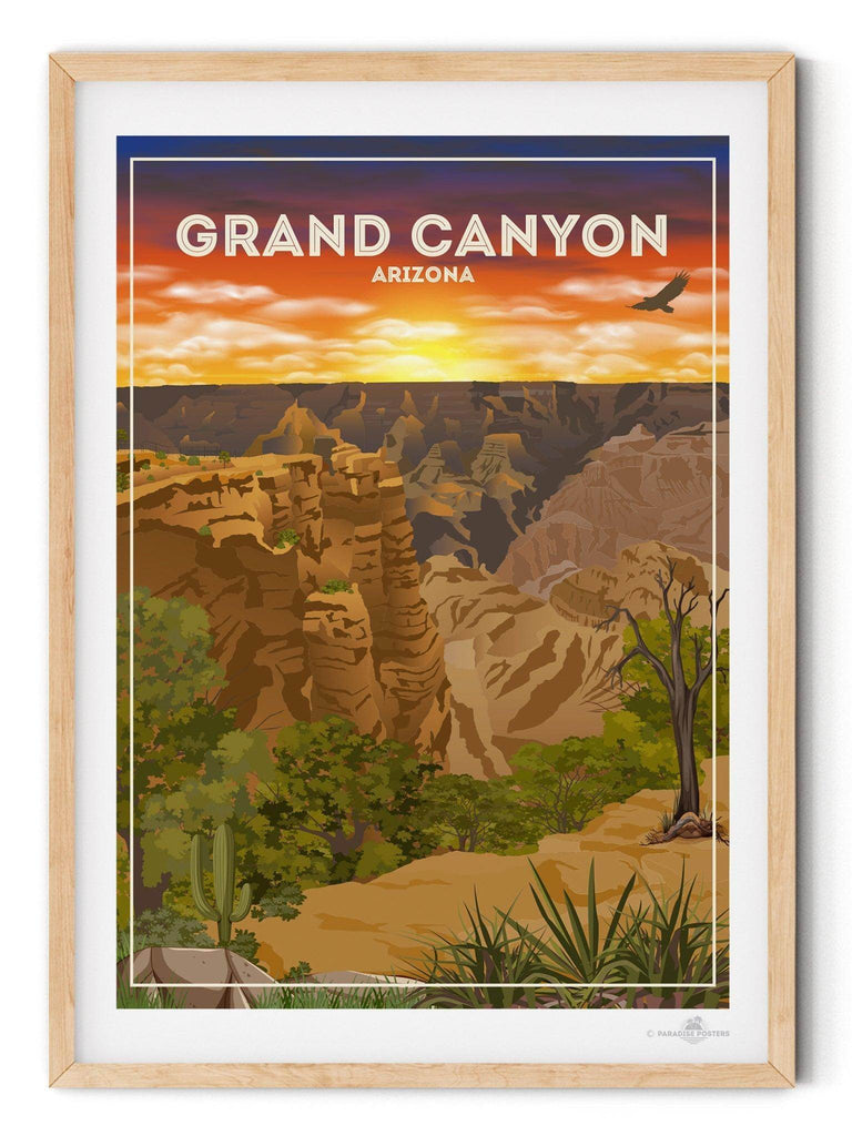 Grand Canyon Travel Poster Print north america United States