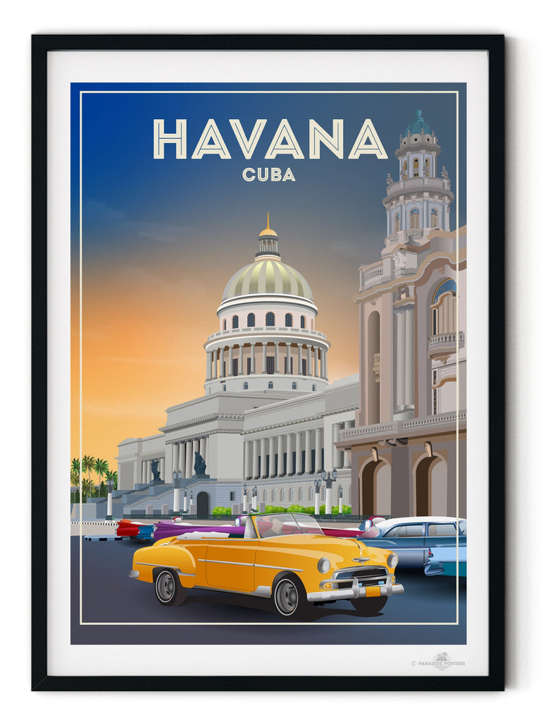 Havana Cuba Poster Print Caribbean Cuba Europe Havanna north america