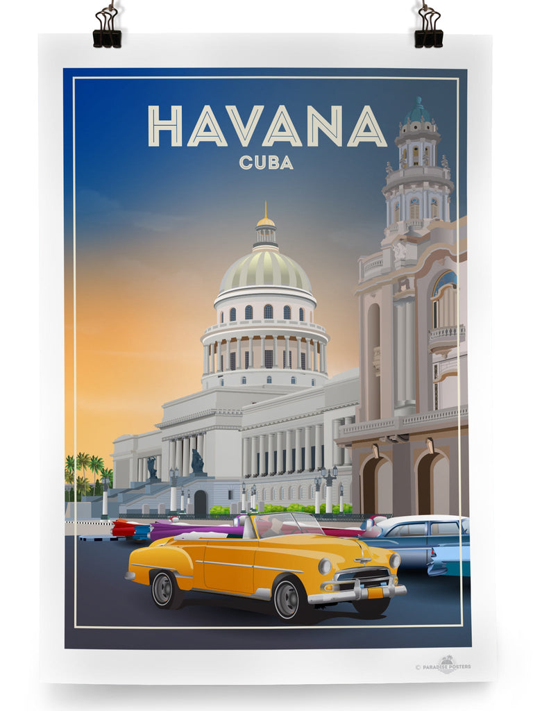 Havana Cuba Poster Print Caribbean Cuba Havanna