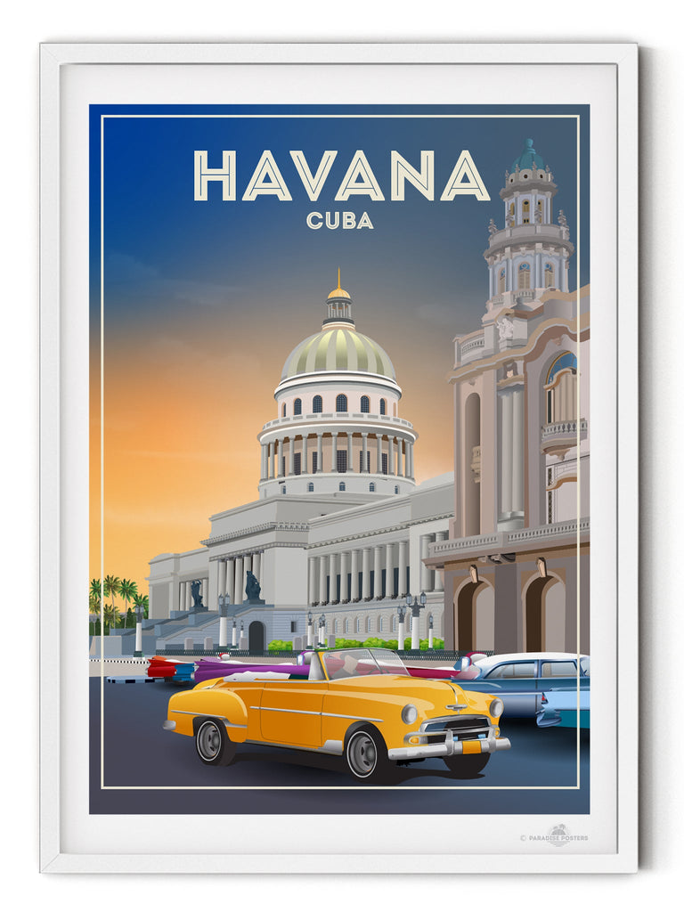 Havana Cuba Poster Print Caribbean Cuba Europe Havanna north america