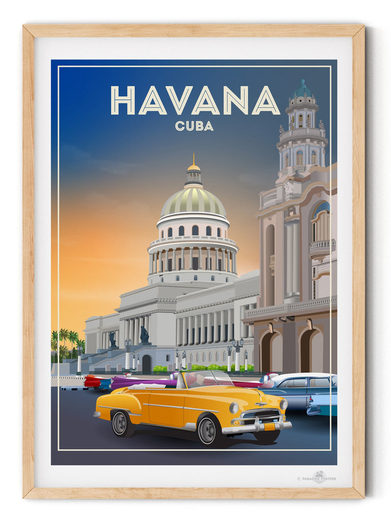 Havana Cuba Poster Print Caribbean Cuba Havanna