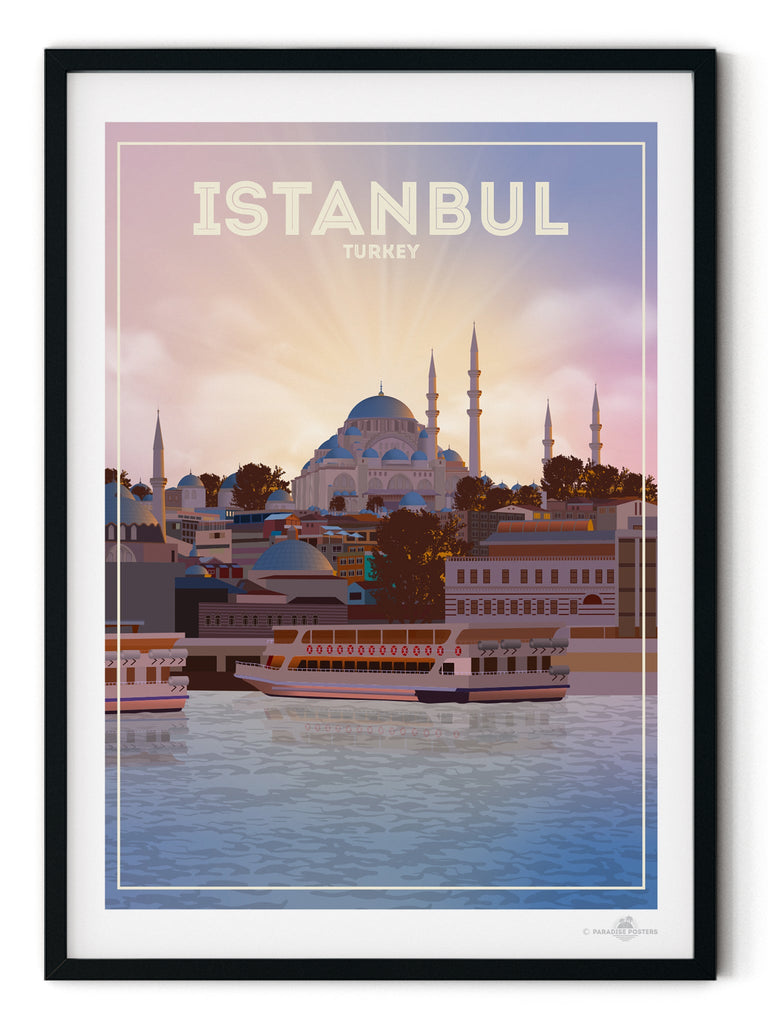 Istanbul Turkey Poster Print Istanbul Turkey