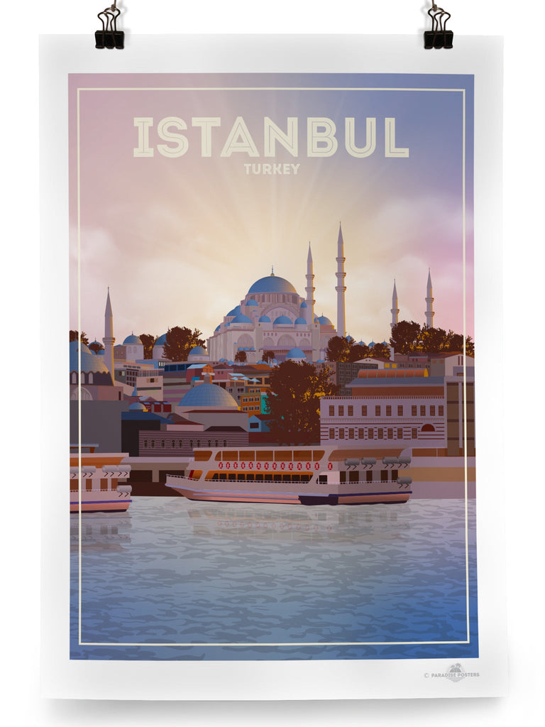 Istanbul Turkey Poster Print Istanbul Turkey