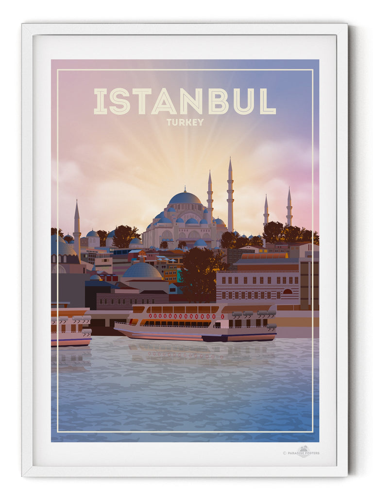 Istanbul Turkey Poster Print Istanbul Turkey