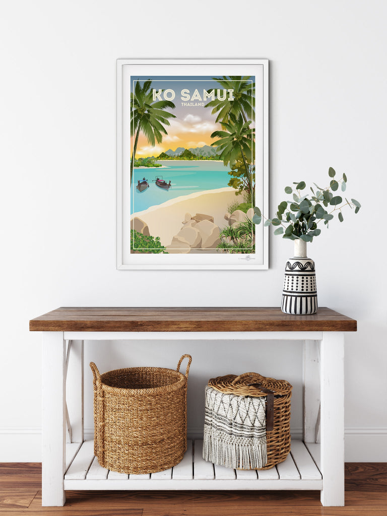 Ko Samui Thailand Poster Print Thailand