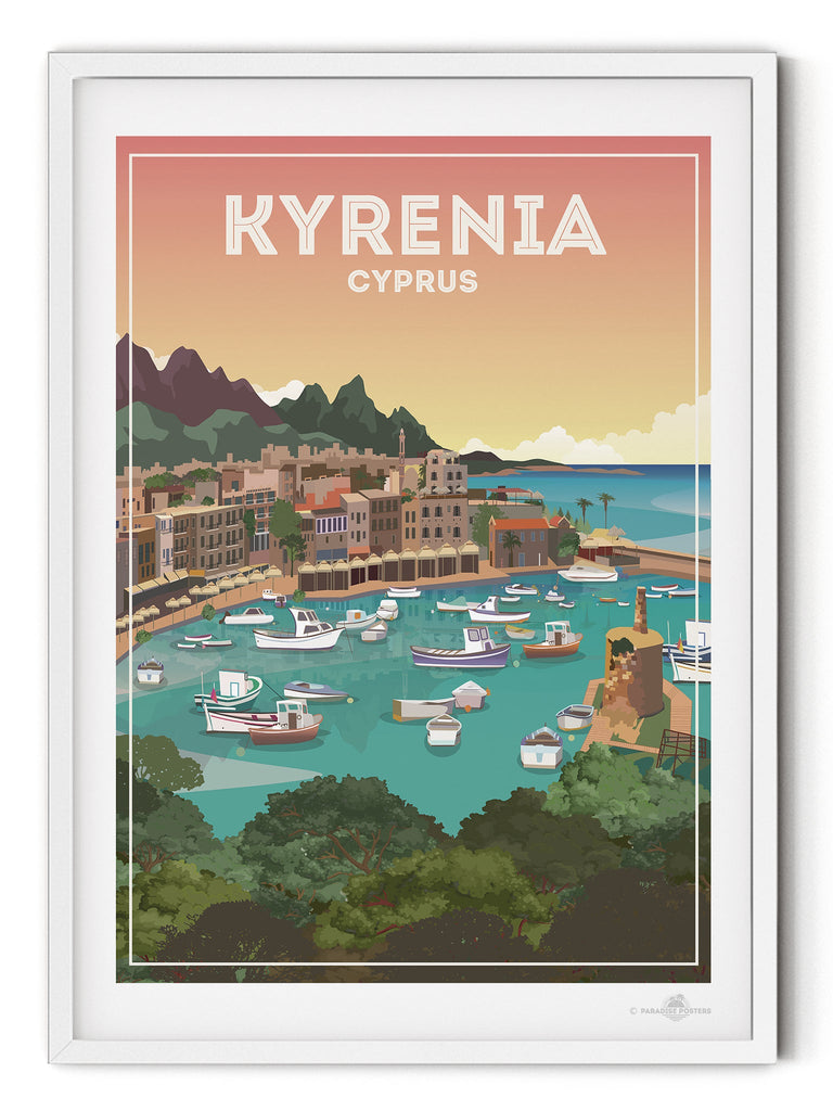 Kyrenia Cyprus Poster Print Asia Cyprus Europe Greece Kyrenia