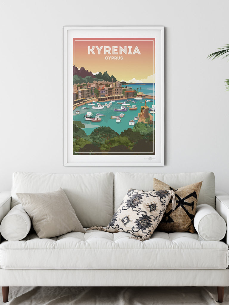 Kyrenia Cyprus Poster Print Asia Cyprus Europe Greece Kyrenia