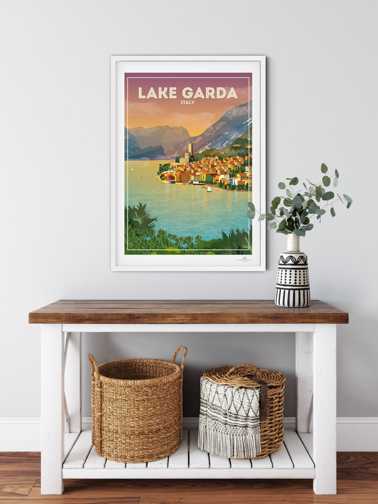 Lake Garda Italy Poster Print italy Lake Garda