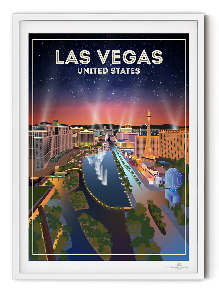 Las Vegas Poster Print America Las vegas United States