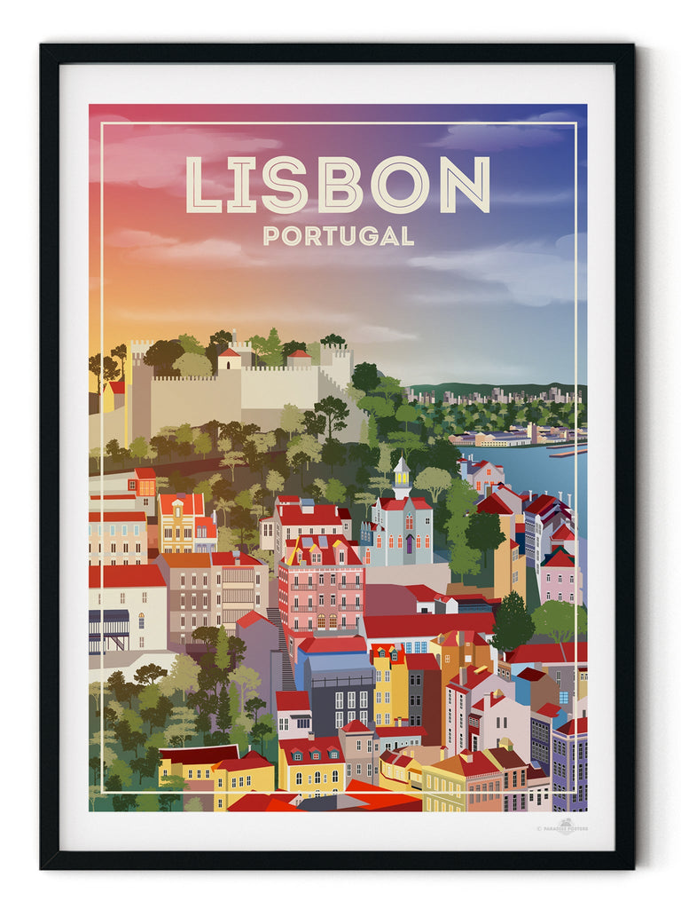 Lisbon Portugal Poster Print Lisbon Portugal