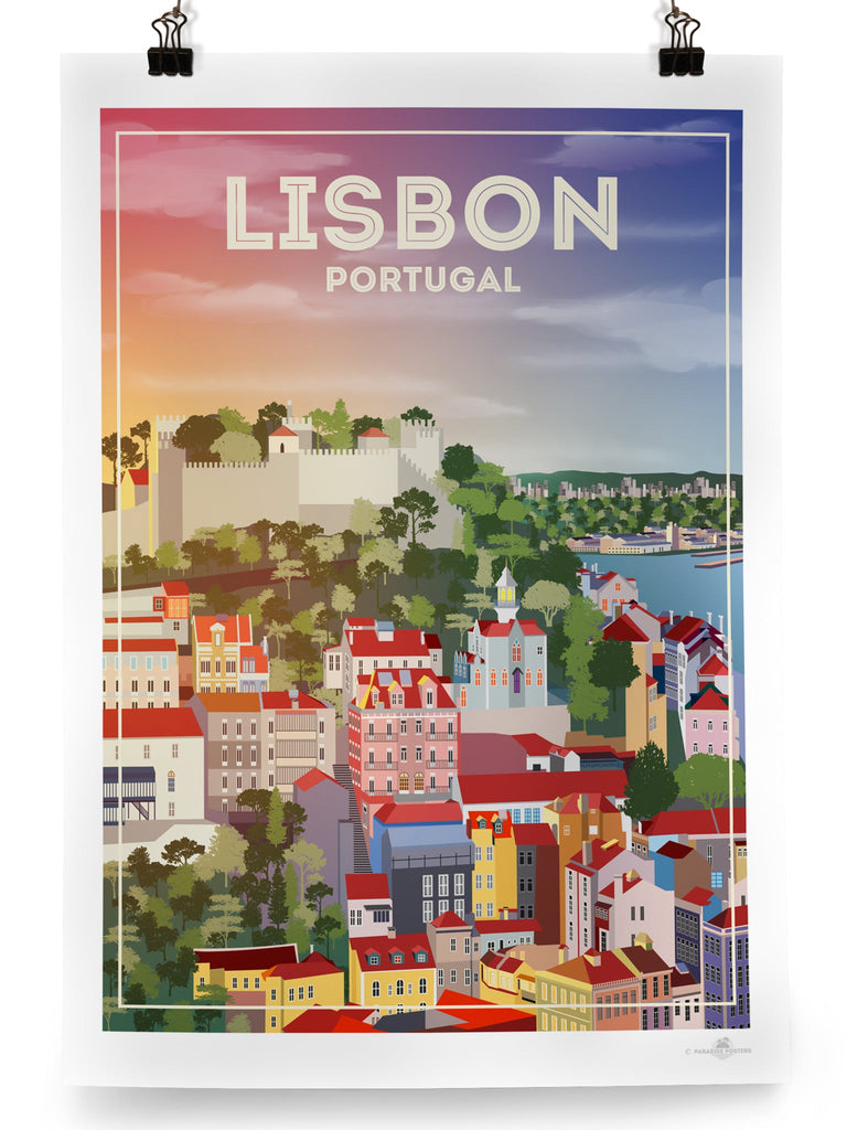 Lisbon Portugal Poster Print Lisbon Portugal