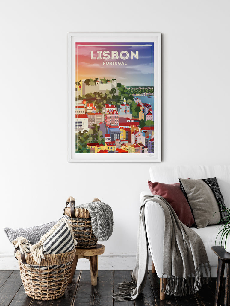 Lisbon Portugal Poster Print Lisbon Portugal