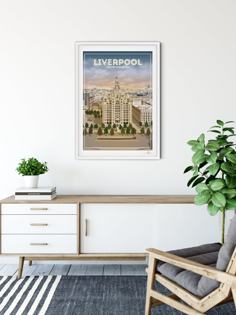 Liverpool England Poster Print England Liverpool UK United Kingdom