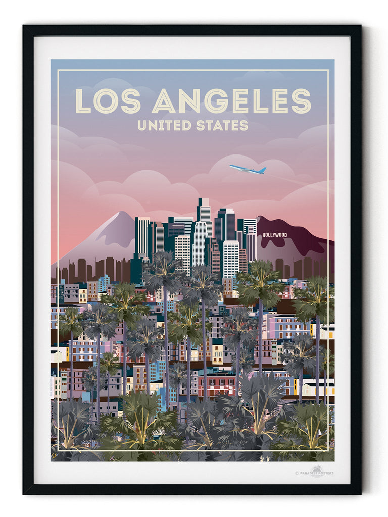 Los Angeles Poster Print America California Los Angeles United States