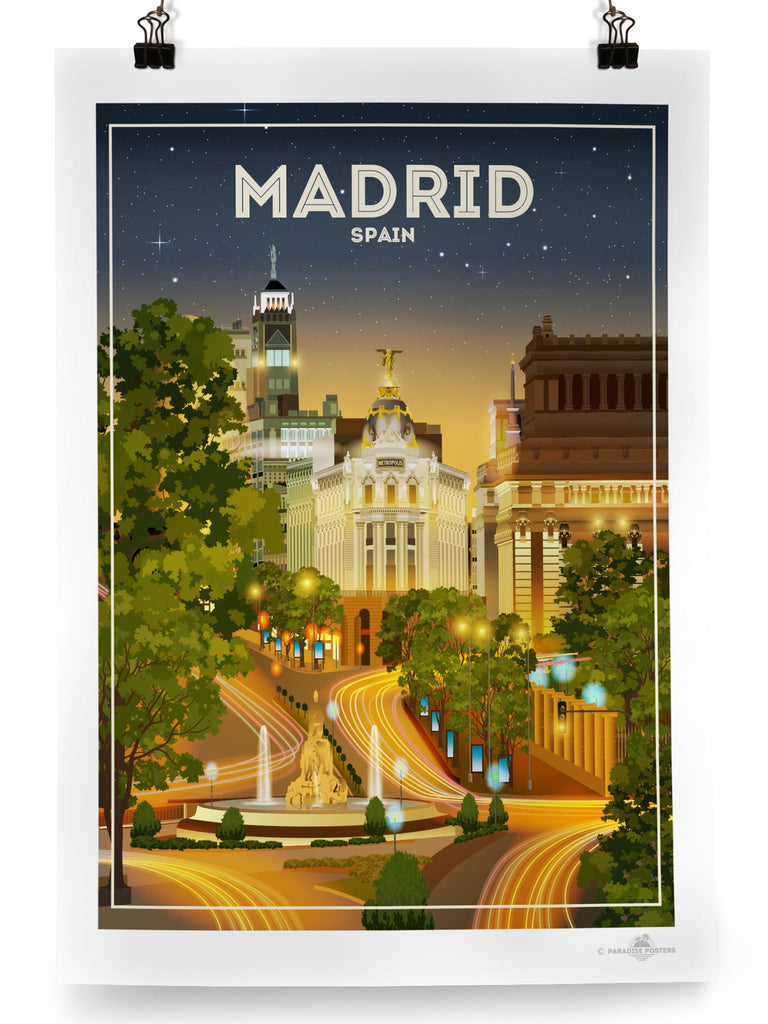 Madrid Spain Poster Print Europe Spain