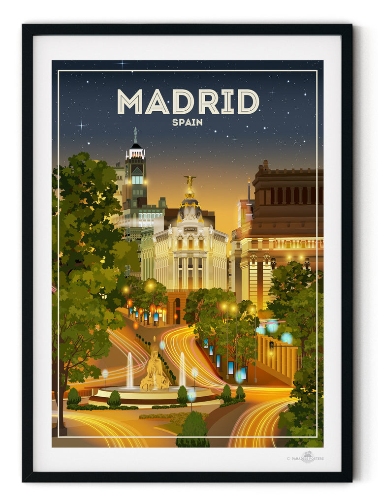 Madrid Spain Poster Print Spain