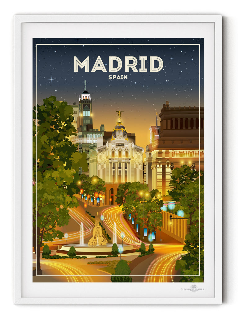 Madrid Spain Poster Print Europe Spain