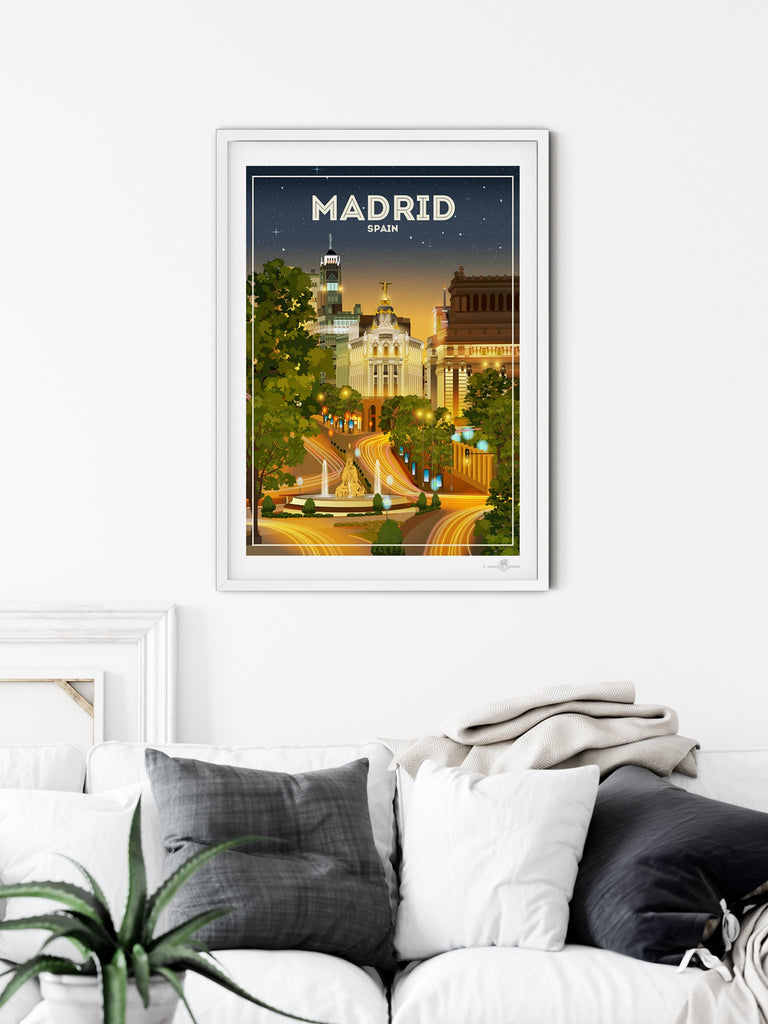 Madrid Spain Poster Print Europe Spain