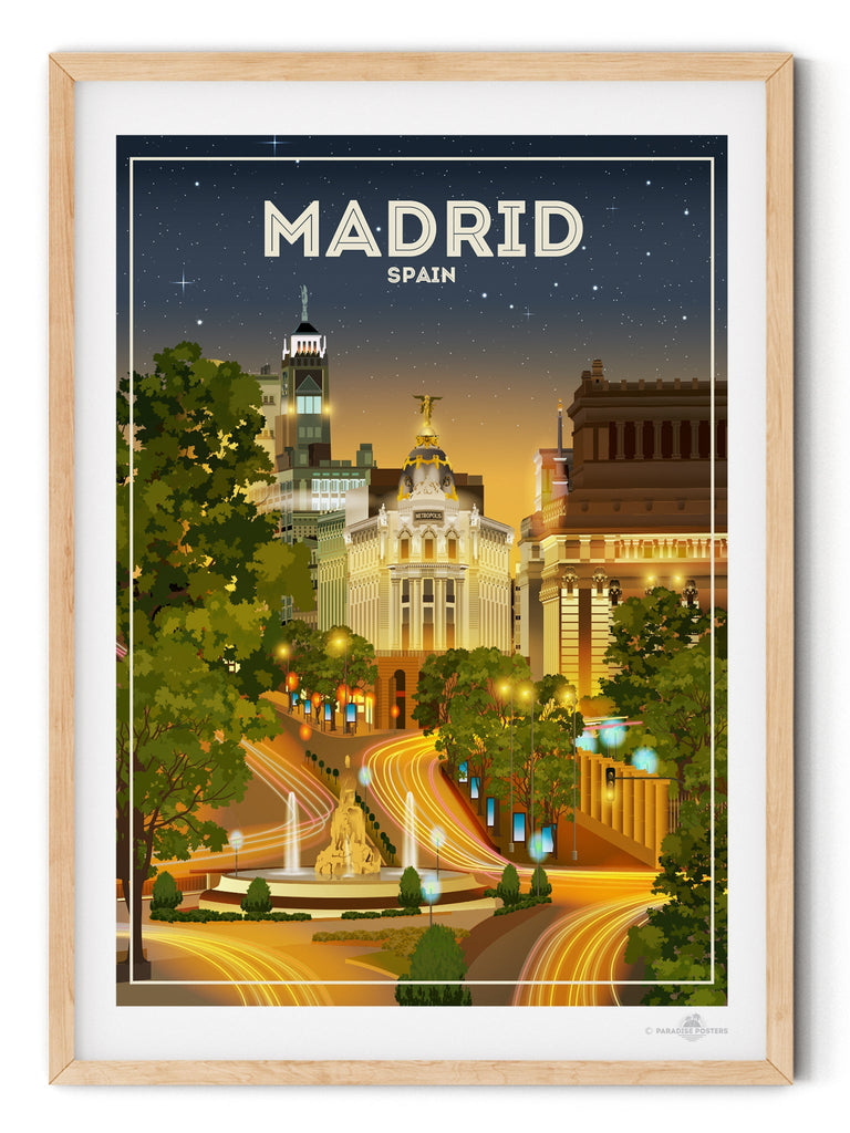 Madrid Spain Poster Print Europe Spain