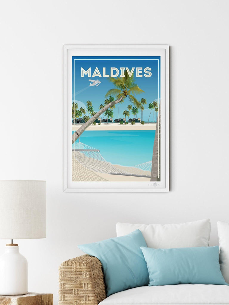 Maldives Poster Print Maldives north america