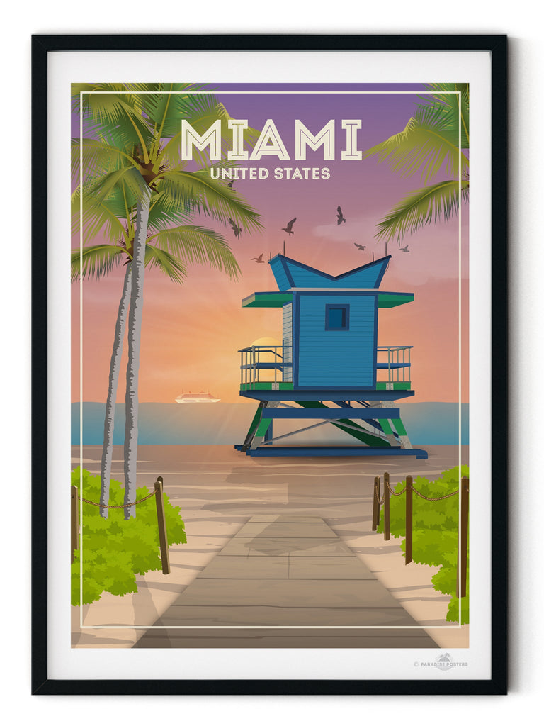 Miami Poster Print America Miami United States