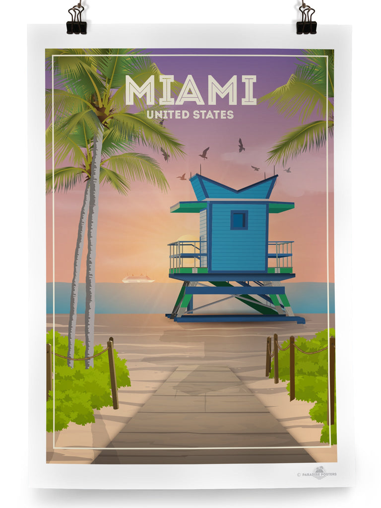 Miami Poster Print America Miami United States