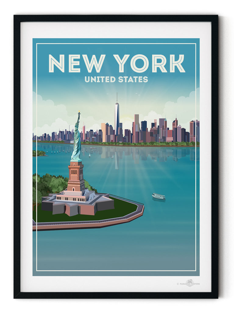 New York City Poster Print America New York New York City United States