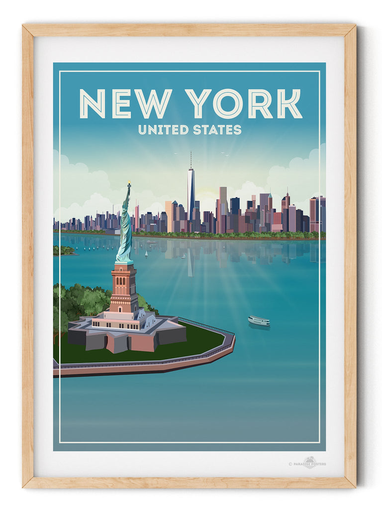 New York City Poster Print America New York New York City United States