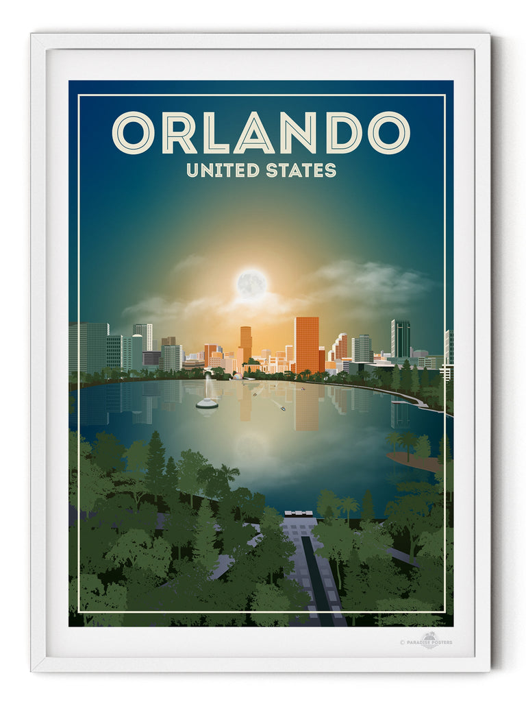 Orlando Florida Poster Print America Florida Orlando United States