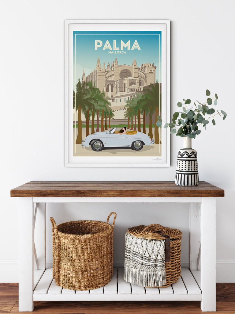 Palma De Mallorca Cathedral Poster Print Spain