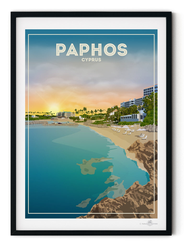 Paphos Cyprus Poster Print Europe Greece