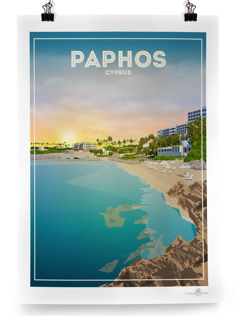 Paphos Cyprus Poster Print Greece