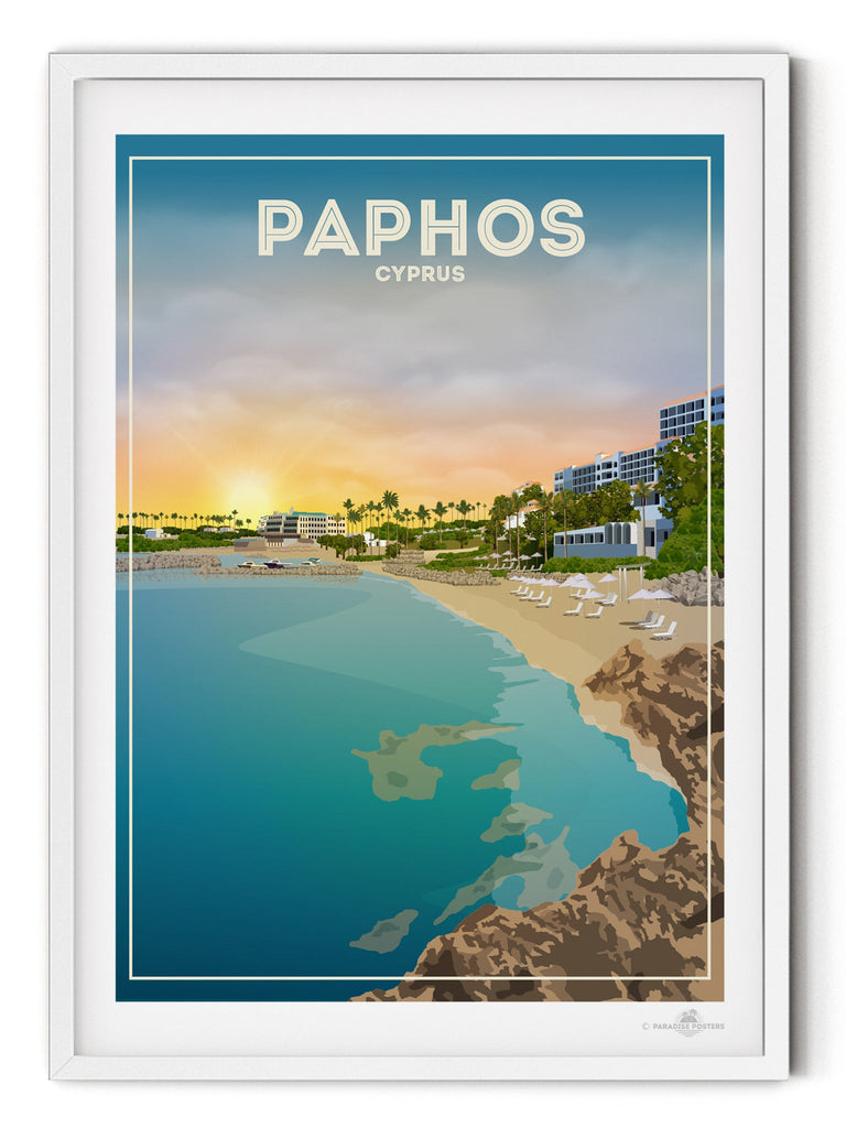 Paphos Cyprus Poster Print Greece